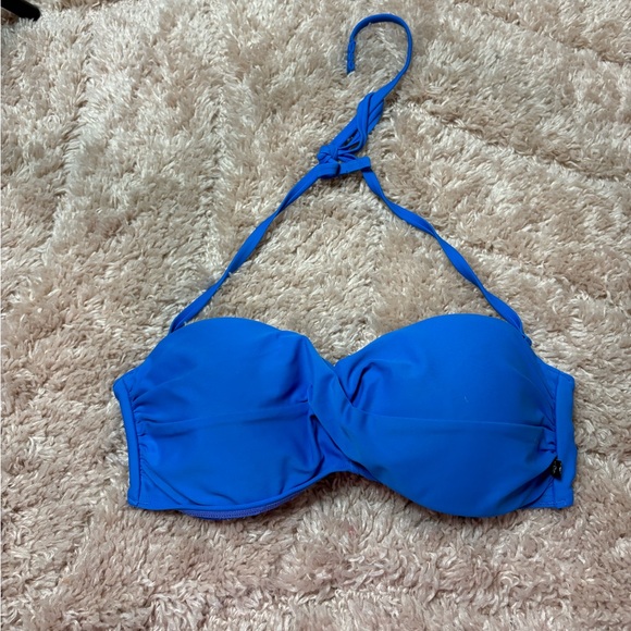 LaVie En Rose aqua bikini top size small - Picture 1 of 3